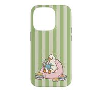 Thé Matcha Cute Bird Kawaii Duck Bookish Goose Green Fun Coque pour iPhone 14 Pro