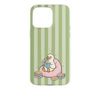 Thé Matcha Cute Bird Kawaii Duck Bookish Goose Green Fun Coque pour iPhone 15 Pro Max