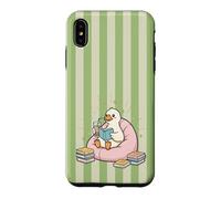 Thé Matcha Cute Bird Kawaii Duck Bookish Goose Green Fun Coque pour iPhone XS Max