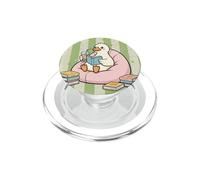 Thé Matcha Cute Bird Kawaii Duck Bookish Goose Green Fun PopSockets PopGrip pour MagSafe