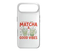 Thé Matcha glacé à la Vanille Good Vibes Cute Matcha Tea Coque pour iPhone Air