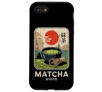 Thé Matcha Japon Kyoto Rétro Japonais Kanji Souvenir Coque pour iPhone SE (2020) / 7/8