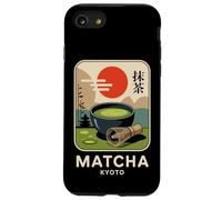 Thé Matcha Japon Kyoto Rétro Japonais Kanji Souvenir Coque pour iPhone SE (2020) / 7/8