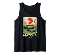 Thé Matcha Japon Kyoto Rétro Japonais Kanji Souvenir Débardeur