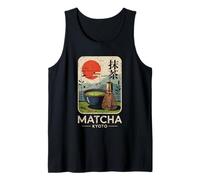 Thé Matcha Japon Kyoto Rétro Japonais Kanji Souvenir Débardeur
