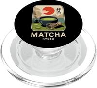 Thé Matcha Japon Kyoto Rétro Japonais Kanji Souvenir PopSockets PopGrip pour MagSafe