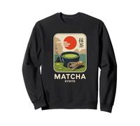 Thé Matcha Japon Kyoto Rétro Japonais Kanji Souvenir Sweatshirt