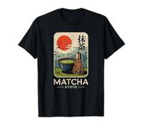 Thé Matcha Japon Kyoto Rétro Japonais Kanji Souvenir T-Shirt