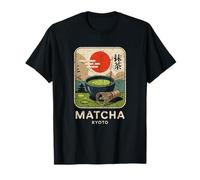 Thé Matcha Japon Kyoto Rétro Japonais Kanji Souvenir T-Shirt