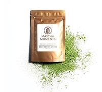 Thé Matcha Japonais | Cérémonie Thé Vert en Poudre au Japon | Renforce le Système Immunitaire | Matcha Green Tea from Japan | Idéal à Boire, pour Cuisiner et dans le Lait | Matcha Moments (50 GR)