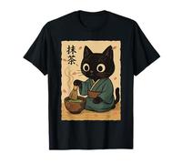 Thé Matcha Japonais Chat Kawaii Anime Lover Design T-Shirt