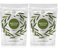 Thé Matcha Japonais De Qualité PREMIUM, En Poudre. 100% Naturel. Thé Vert Matcha Amincissant, Puissant Détoxifiant Et Antioxydant. Matcha Pur Issu De Culture Japonaise. (100Gr) (Lot de 2)