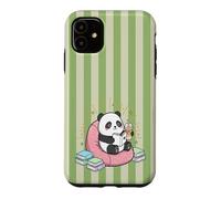 Thé Matcha Mignon Kawaii Panda Bookish Summer Green Fun Tea Coque pour iPhone 11