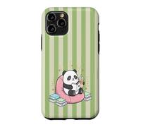 Thé Matcha Mignon Kawaii Panda Bookish Summer Green Fun Tea Coque pour iPhone 11 Pro