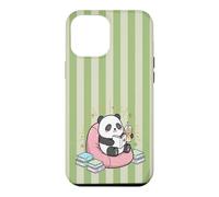 Thé Matcha Mignon Kawaii Panda Bookish Summer Green Fun Tea Coque pour iPhone 12 Pro Max