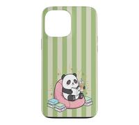 Thé Matcha Mignon Kawaii Panda Bookish Summer Green Fun Tea Coque pour iPhone 13 Pro Max