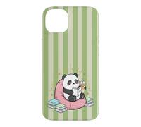 Thé Matcha Mignon Kawaii Panda Bookish Summer Green Fun Tea Coque pour iPhone 14 Plus