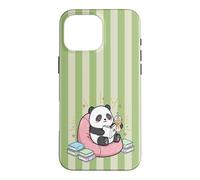 Thé Matcha Mignon Kawaii Panda Bookish Summer Green Fun Tea Coque pour iPhone 16 Pro Max