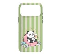 Thé Matcha Mignon Kawaii Panda Bookish Summer Green Fun Tea Coque pour iPhone 17 Pro Max