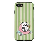 Thé Matcha Mignon Kawaii Panda Bookish Summer Green Fun Tea Coque pour iPhone SE (2020) / 7/8