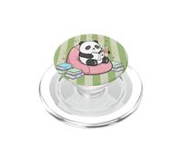Thé Matcha Mignon Kawaii Panda Bookish Summer Green Fun Tea PopSockets PopGrip pour MagSafe
