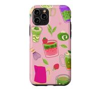 thé Matcha Rose Smoothie Fraise Coque pour iPhone 11 Pro
