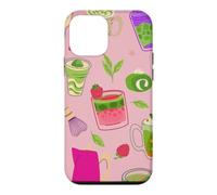 thé Matcha Rose Smoothie Fraise Coque pour iPhone 12 Mini