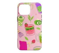 thé Matcha Rose Smoothie Fraise Coque pour iPhone 16 Pro Max