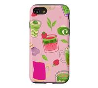 thé Matcha Rose Smoothie Fraise Coque pour iPhone SE (2020) / 7/8