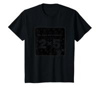 The Math Ain't Mathin' 2x5 Humour mathématique drôle T-Shirt, Enfant, Noir, 12 Ans