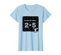 The Math Ain't Mathin' 2x5 Humour mathématique drôle T-Shirt, Femme, Bleu Céleste, 3XL