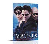 The Matrix Autocollants muraux imperméables pour chambre à coucher et magasins Résistant à l'humidité et à la décoloration Emballage exquis Parfait pour offrir un cadeau Style cadre 61 x 91,4 cm