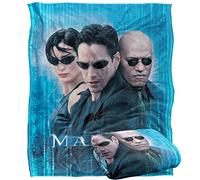 THE MATRIX Code Poster Plaid Ultra Doux au Toucher Soyeux - 152 x 127 cm