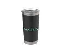 The Matrix Enter The Movie Logo Gobelet isotherme en acier inoxydable double paroi