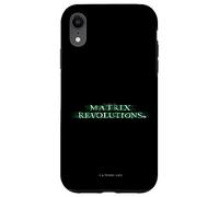 The Matrix Revolutions Enter The Revolution Logo Coque pour iPhone XR
