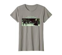 The Matrix Revolutions Neo Vs. Smith T-Shirt, Femme, Ardoise, XXL