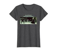 The Matrix Revolutions Neo Vs. Smith T-Shirt, Femme, Chiné Foncé, M