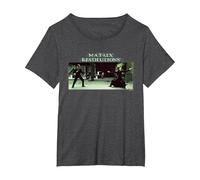 The Matrix Revolutions Neo Vs. Smith T-Shirt, Femme Grandes Tailles, Chiné Foncé, 2X