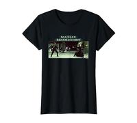The Matrix Revolutions Neo Vs. Smith T-Shirt, Femme, Noir, M