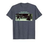 The Matrix Revolutions Neo Vs. Smith T-Shirt, Homme, Bleu Chiné, 4XL