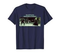 The Matrix Revolutions Neo Vs. Smith T-Shirt, Homme, Bleu Marine, S