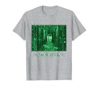 The Matrix Simulated Reality T-Shirt, Homme, Gris Chiné, 4XL