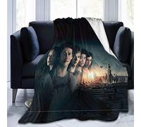 The Maze Runner Couverture douce et chaude en peluche pour lit, canapé, salon, couverture polaire 125 cm x 100 cm