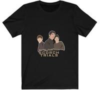 The Maze Runner Thomas New Minho Medium Size Black t Shirt Manches Courtes(Small)