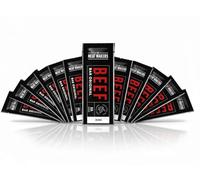 The Meat Makers - Original Beef Bar Snack 300g (12x25g) - Snack séché au bœuf, viande séchée pour humains, snack de viande riche en protéine