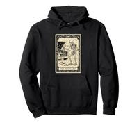 The Mechanic Tarot Card - Spooky Gothic Garage Workshop Car Sweat à Capuche