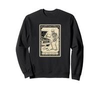 The Mechanic Tarot Card - Spooky Gothic Garage Workshop Car Sweatshirt