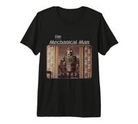 The Mechanical Man Robot Vintage Science-Fiction T-Shirt Haut de Gamme