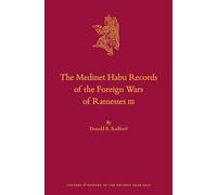 The Medinet Habu Records of the Foreign Wars of Ramesses III