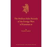 The Medinet Habu Records of the Foreign Wars of Ramesses III
